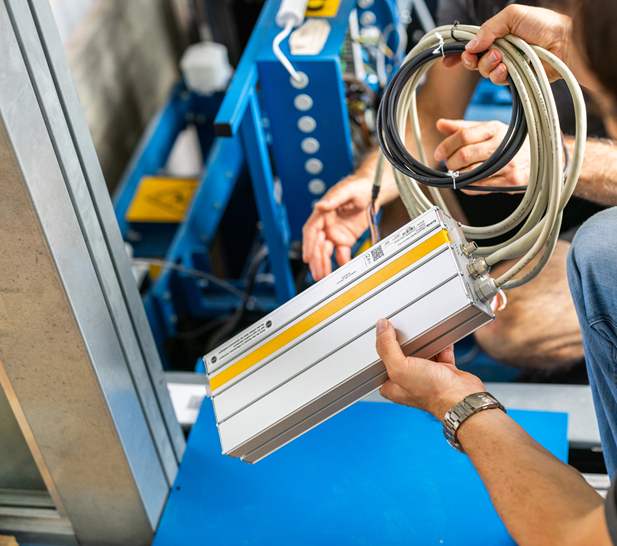 Bild Limax33CP bevor Montage im Lift